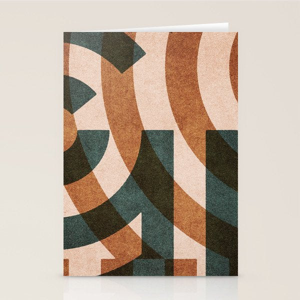 ABSTRACT ALPHABET / Decorative G Stationery Card Gallery Image 1