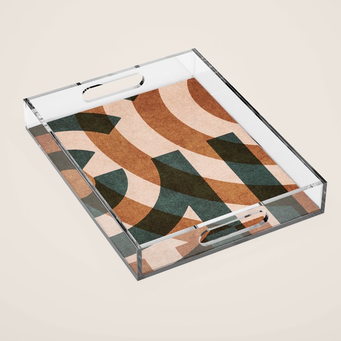 ABSTRACT ALPHABET / Decorative G Acrylic Tray Gallery Image 1