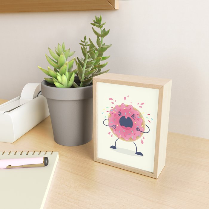 Donut Tantrum Mini Art Print Gallery Image 2