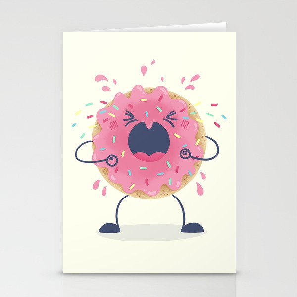 Donut Tantrum Stationery Card Gallery Image 1