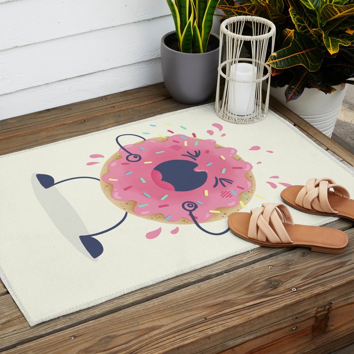 Donut Tantrum Outdoor Rug Gallery Image 2