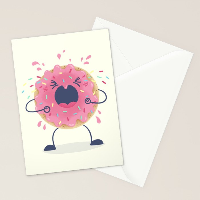 Donut Tantrum Stationery Card Gallery Image 2