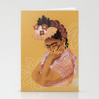 Frida Kahlo Portrait Stationery Card Gallery Image 2