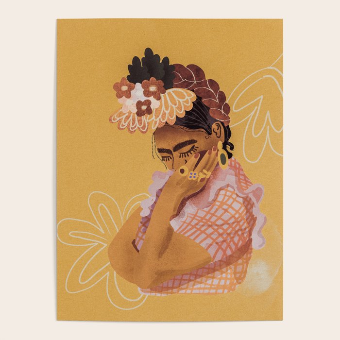 Frida Kahlo Portrait Poster Gallery Image 4