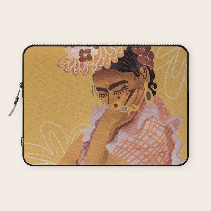 Frida Kahlo Portrait Laptop Sleeve Gallery Image 1