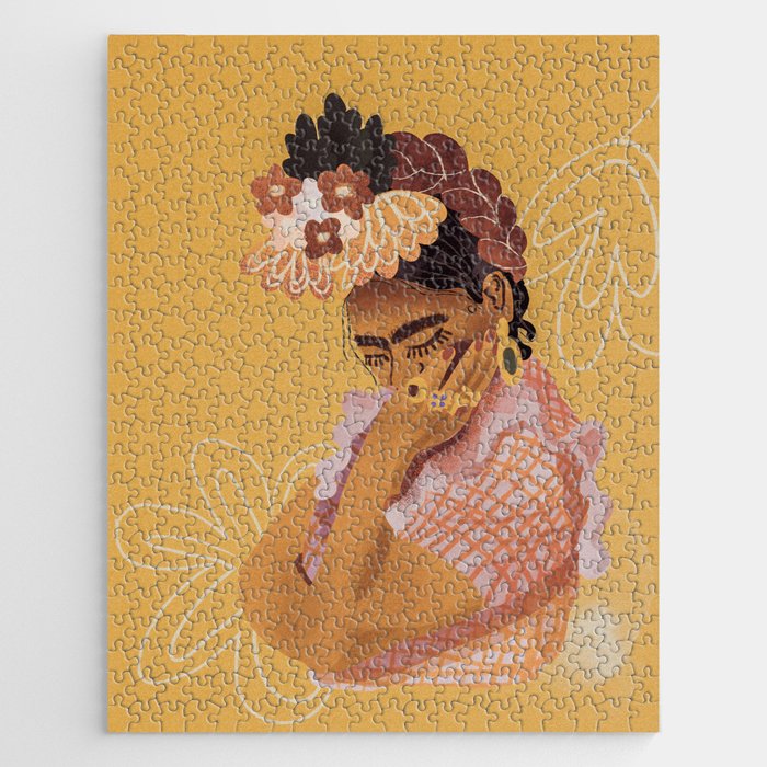 Frida Kahlo Portrait Jigsaw Puzzle Gallery Image 1