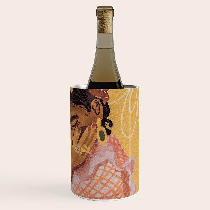 Frida Kahlo Portrait Wine Chiller Gallery Image 3
