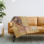Frida Kahlo Portrait Throw Blanket Gallery Image 1