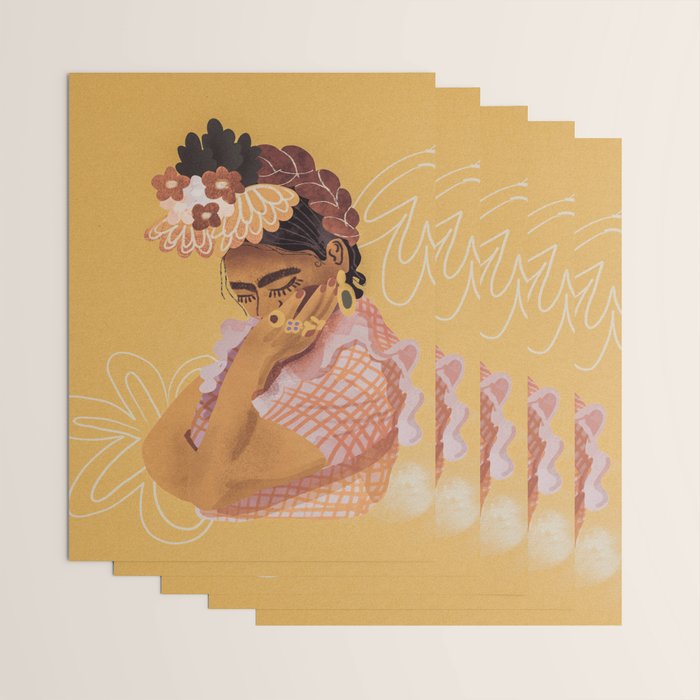 Frida Kahlo Portrait Wrapping Paper Gallery Image 3