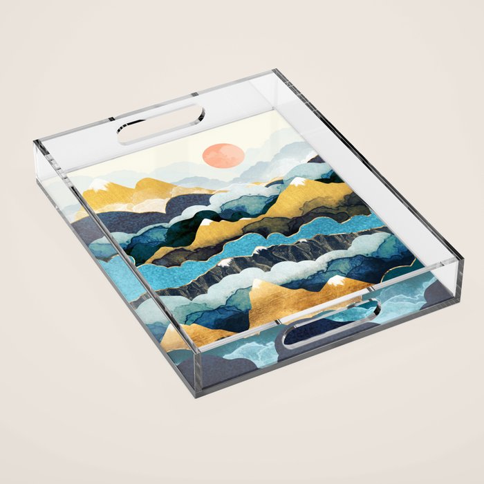 Cloud Peaks Acrylic Tray Gallery Image 1