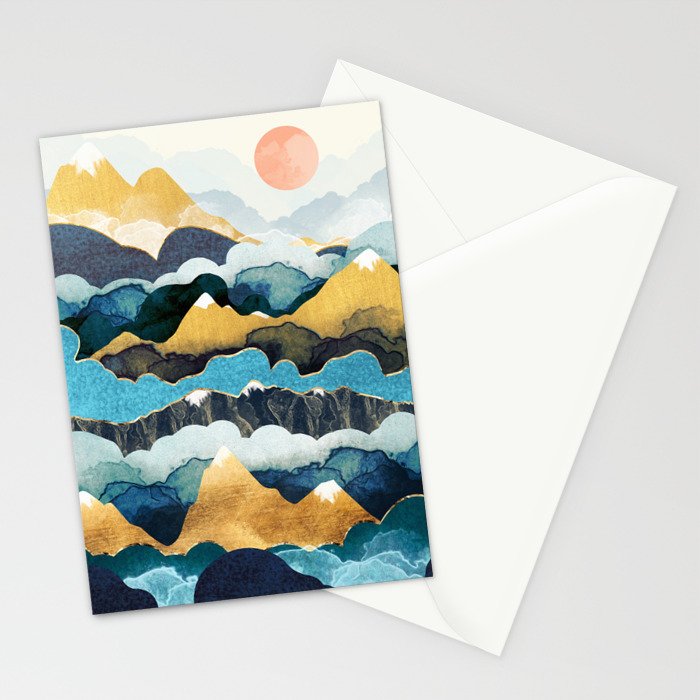 Cloud Peaks Stationery Card Gallery Image 2