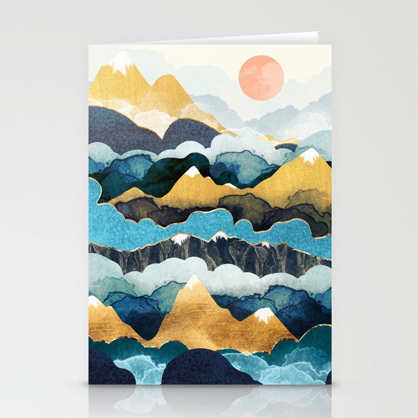 Cloud Peaks Stationery Card Gallery Image 2