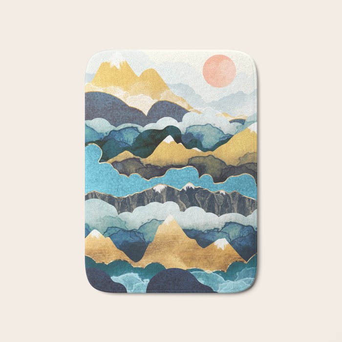 Cloud Peaks Bath Mat Gallery Image 1