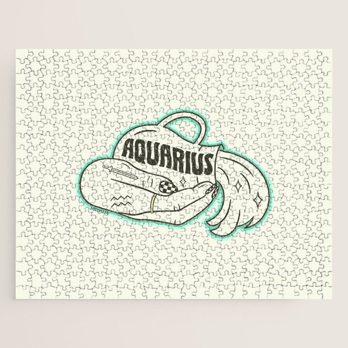 AQUARIUS (DARK) Jigsaw Puzzle Gallery Image 1