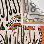 Mushrooms of Mississippi Wall Tapestry Gallery Image 3