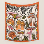 Mushrooms of Mississippi Wall Tapestry Gallery Image 4