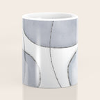 Minimal Blue Grey Shapes Coffee Mug Gallery Image 4