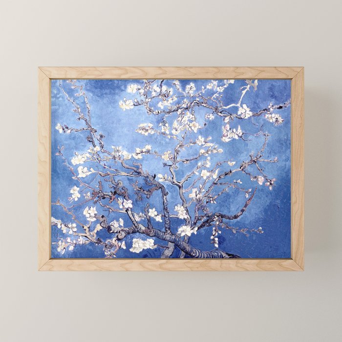 Vincent Van Gogh Almond BlossomS Blue Mini Art Print Gallery Image 1