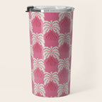 Minimal leaf and vase pattern Travel Mug Gallery Image 3