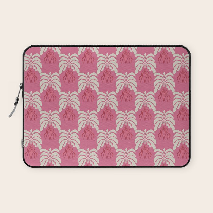 Minimal leaf and vase pattern Laptop Sleeve Gallery Image 1