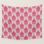 Minimal leaf and vase pattern Wall Tapestry Gallery Image 4