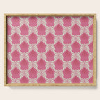Minimal leaf and vase pattern Serving Tray Gallery Image 1