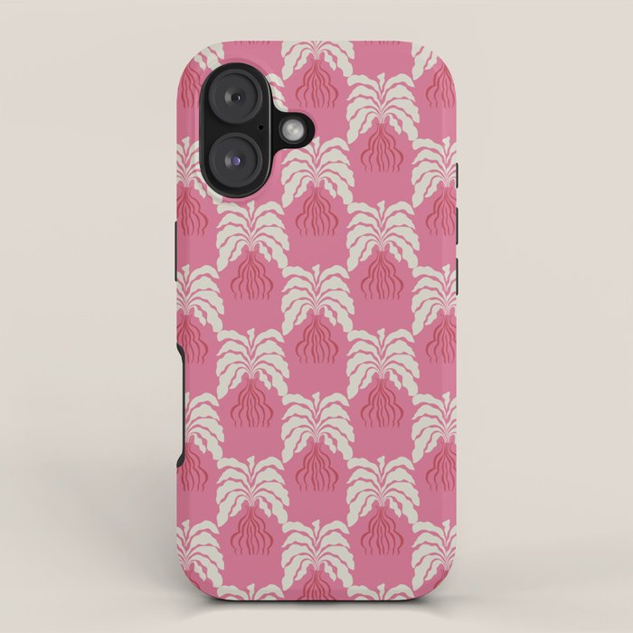Minimal leaf and vase pattern iPhone Case Gallery Image 1