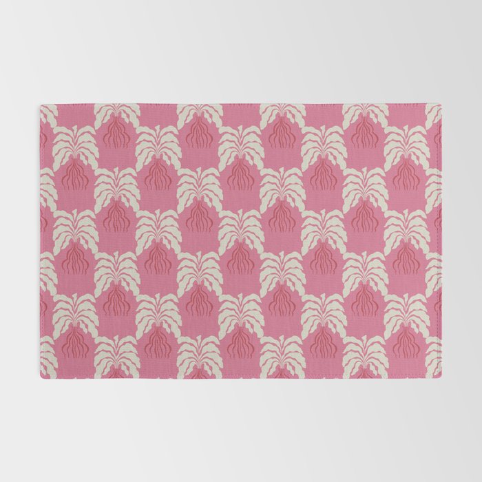 Minimal leaf and vase pattern Rug Gallery Image 2
