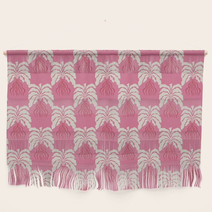 Minimal leaf and vase pattern Wall Hanging Gallery Image 1
