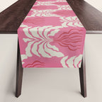 Minimal leaf and vase pattern Table Runner Gallery Image 1