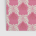 Minimal leaf and vase pattern Poster Gallery Image 3