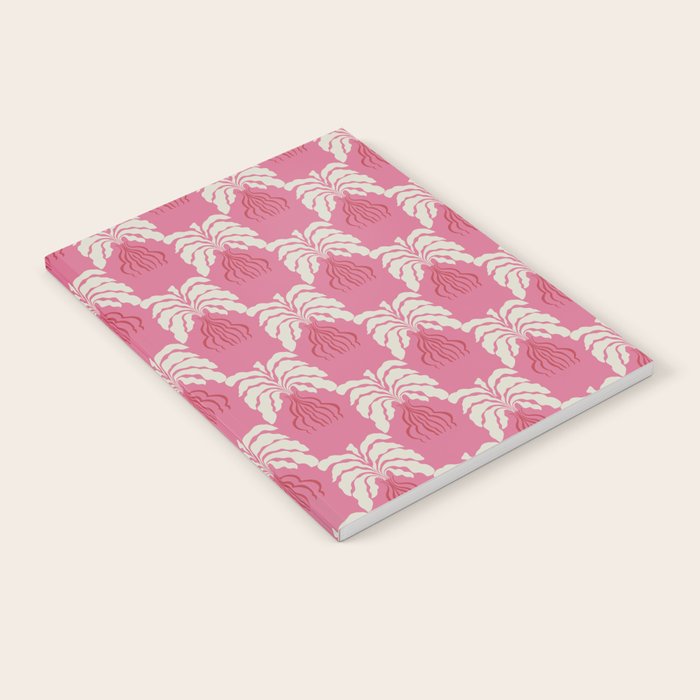 Minimal leaf and vase pattern Notebook Gallery Image 2