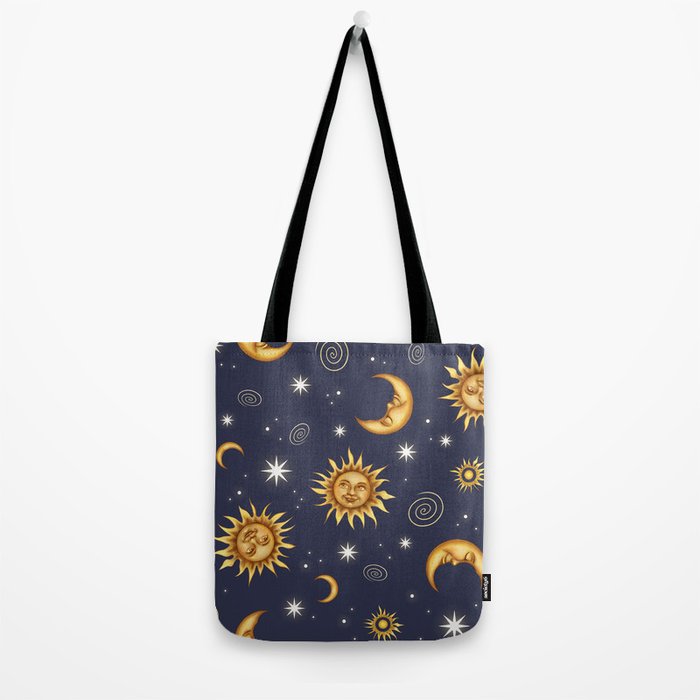 Vintage Celestial Mood Tote Bag Gallery Image 2