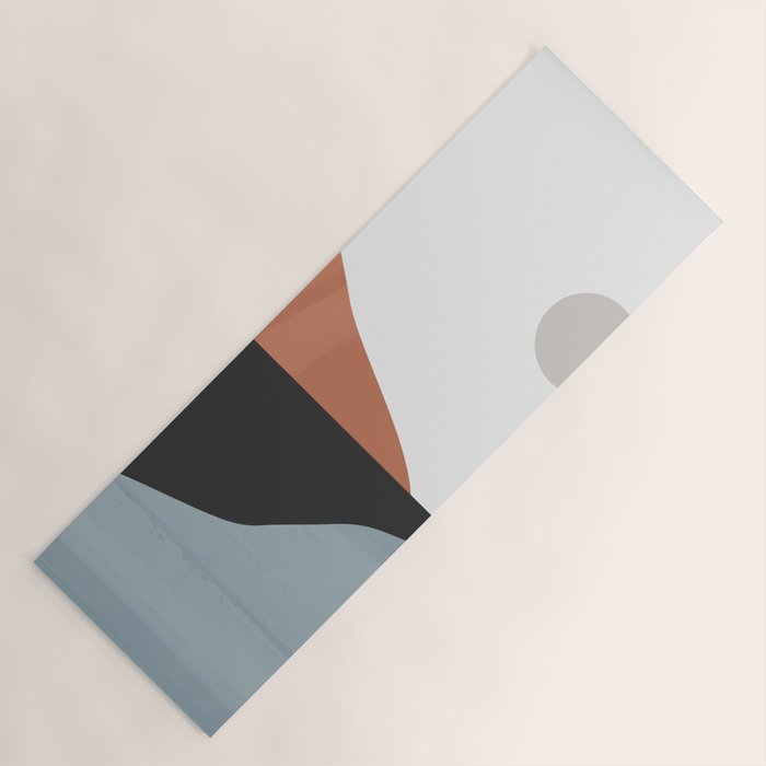 Minimal Abstract Art Landscape 7 Yoga Mat Gallery Image 1