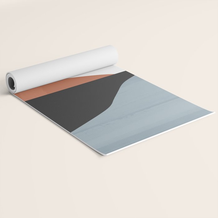 Minimal Abstract Art Landscape 7 Yoga Mat Gallery Image 2