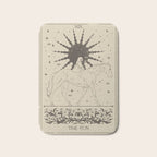 The Sun Card, Sun girl and horse print, Major Arcana, Divination, Magic girl Bath Mat Gallery Image 1