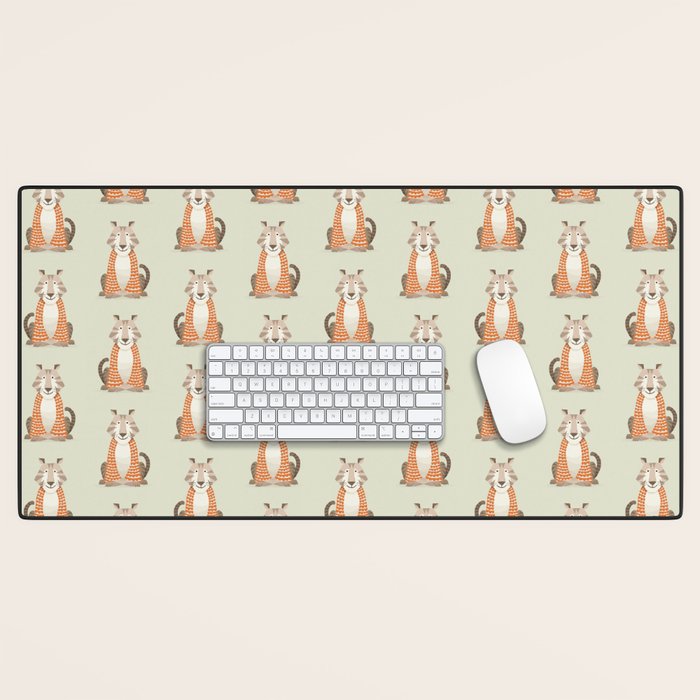 Whimsical Tiger Desk Mat Gallery Image 1