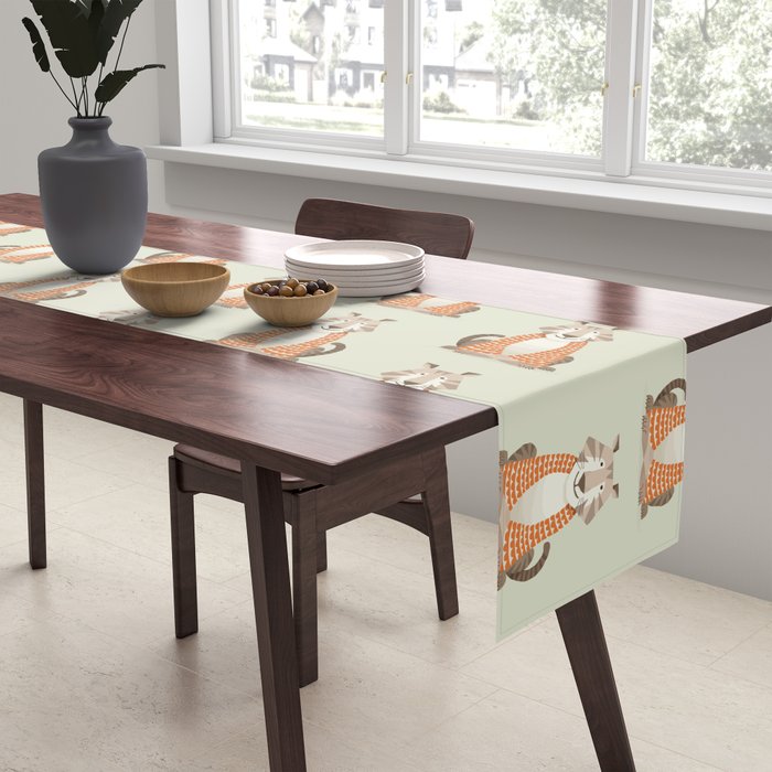 Whimsical Tiger Table Runner Gallery Image 2