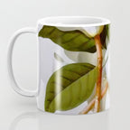 Vintage Botanical White Magnolia Flower Art Coffee Mug Gallery Image 3