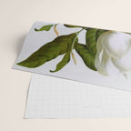 Vintage Botanical White Magnolia Flower Art Wrapping Paper Gallery Image 2