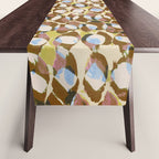 Pure Strokes #3 / Brown & Blue Table Runner Gallery Image 1