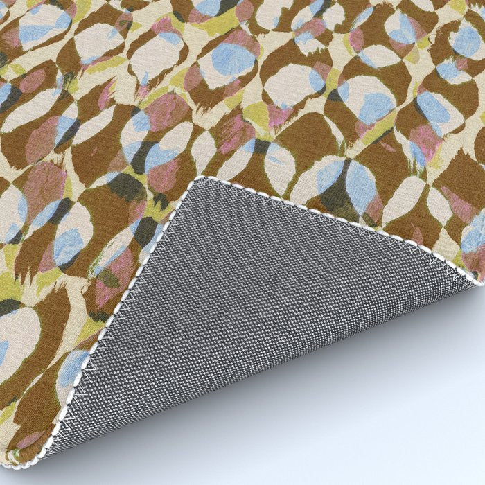 Pure Strokes #3 / Brown & Blue Rug Gallery Image 4