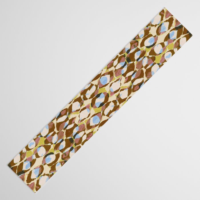 Pure Strokes #3 / Brown & Blue Table Runner Gallery Image 3