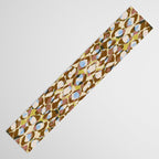 Pure Strokes #3 / Brown & Blue Table Runner Gallery Image 3