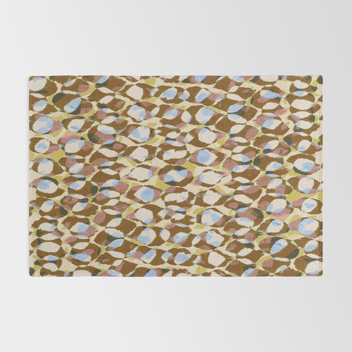 Pure Strokes #3 / Brown & Blue Rug Gallery Image 2