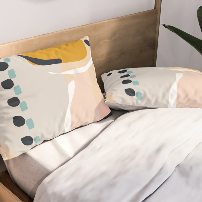 modern abstract Pillow Sham Gallery Image 2
