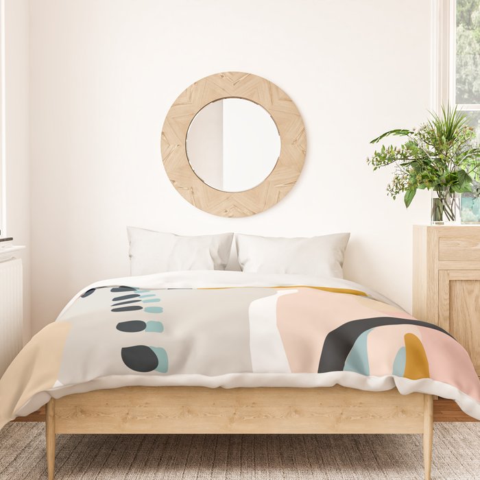 modern abstract Duvet Cover Gallery Image 3