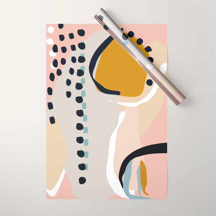 modern abstract Wrapping Paper Gallery Image 1