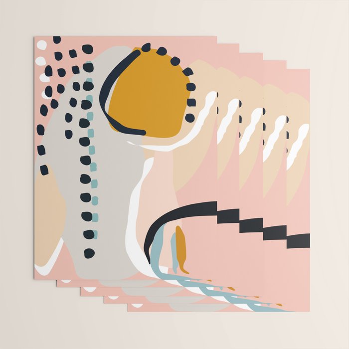 modern abstract Wrapping Paper Gallery Image 3