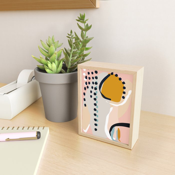 modern abstract Mini Art Print Gallery Image 2